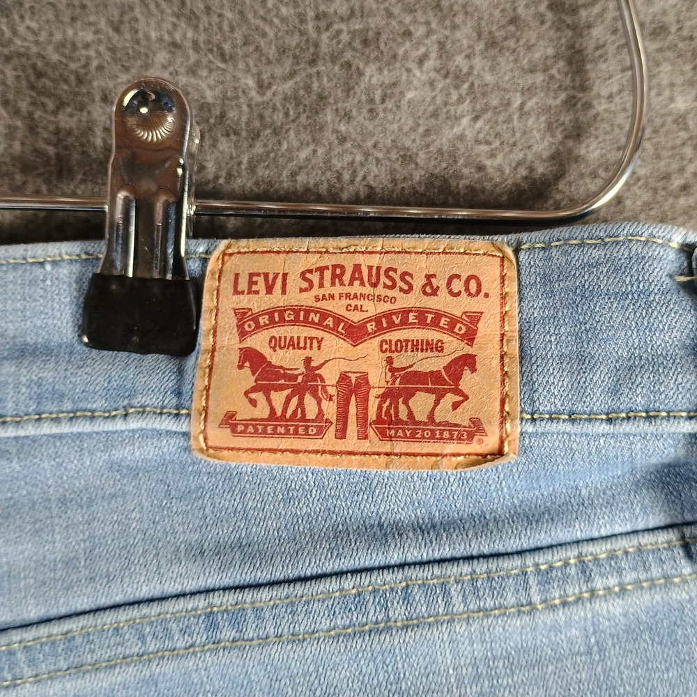 Levi Jeans‎ Women 8M W29 L30 Classic Straight Light Wash Mid Rise Classic USA - Picture 10 of 14